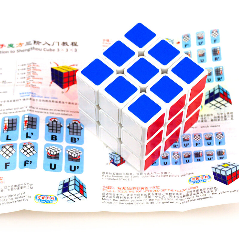 3X3X3 Professionele Magische Kubus Rubik Frosted Sticker Speed Puzzels Blokjes Montessori Educatief Speelgoed Thuis Fidget Speelgoed Voor Kid Cube