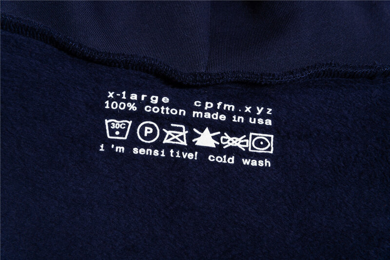 Sweat à capuche avec logo en mousse 3D pour hommes et femmes, étiquette imprimée, CPFM.XYZ, Ye ista Be Born Again, rapFabric, Kanye West, PVD, 1:1, 2022