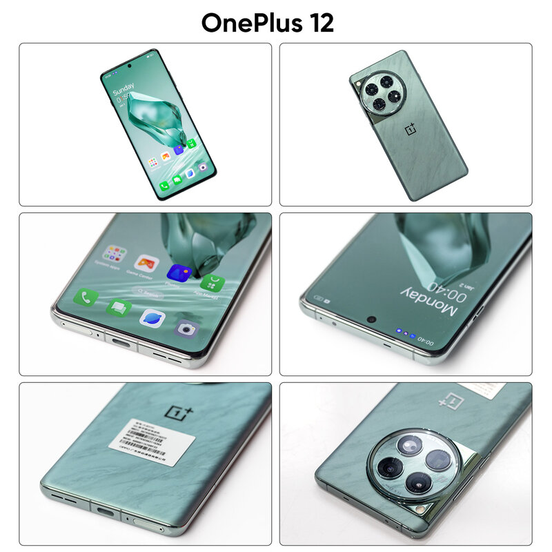 2023 New Original OnePlus 12 Global Rom Snapdragon 8 Gen 3 6.82 Inch AMOLED Display Screen 50MP 5400mAh Battery 100W SuperVooc