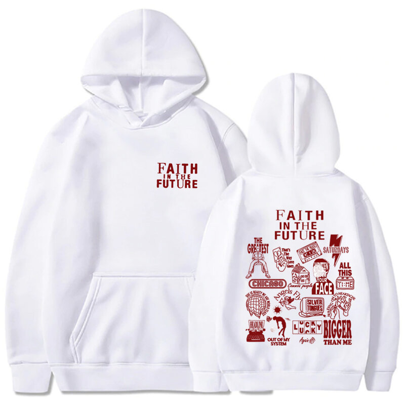 Faith in the Future Album Series Hoodie for Men and Women, World Tour, Hip Hop Hoodies for Fans, 2022, Album Series