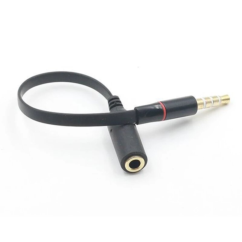 10-100pcs 3.5mm Male To Female Audio Adapter CTIA to OMTP Headphone Earphone Jack Converter