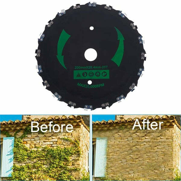 High-Powered Grass Cutter 14/20 teeth Universal tree saw blades for lawn mowers diameter Outer 230mm and Inner 25.4mm