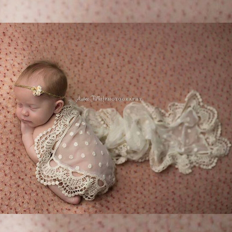 Neugeborene Fotografie Requisiten Baby Wickelt uch für Neugeborene Fotografie Requisiten Spitze Säugling Wickel für Fotografie Zubehör