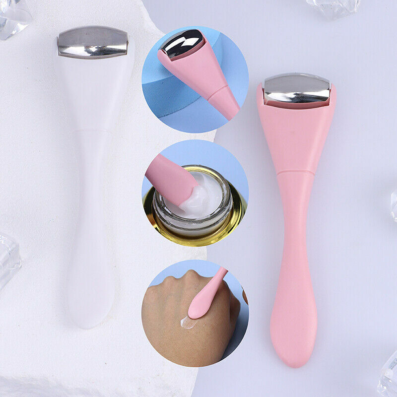 Nuovo Set di strumenti di bellezza Roller Ice Face Beauty Stick rullo in acciaio inossidabile Eye Cream Stick Face Ice Beauty Cream Spoon