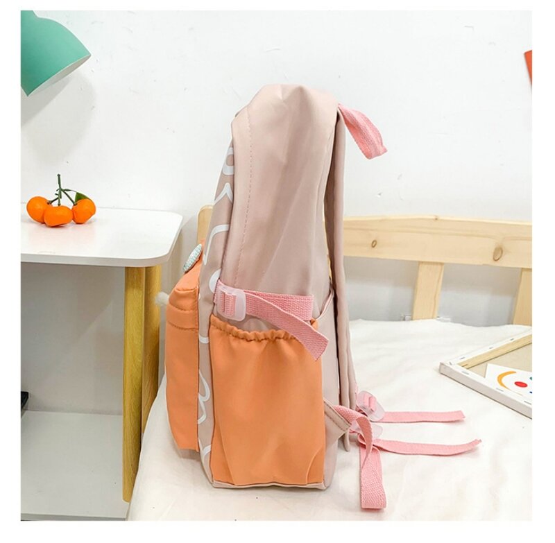 Индивидуальный рюкзак с цветочным принтом, новый рюкзак с вышитым именем для студентов колледжа, Модный повседневный рюкзак