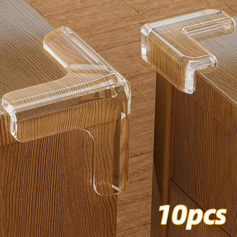 10pcs PVC Anti-collision Angle Baby Safety Corner Protector Table Soft Transparent Anti Collision Corner Edge Protection Guards