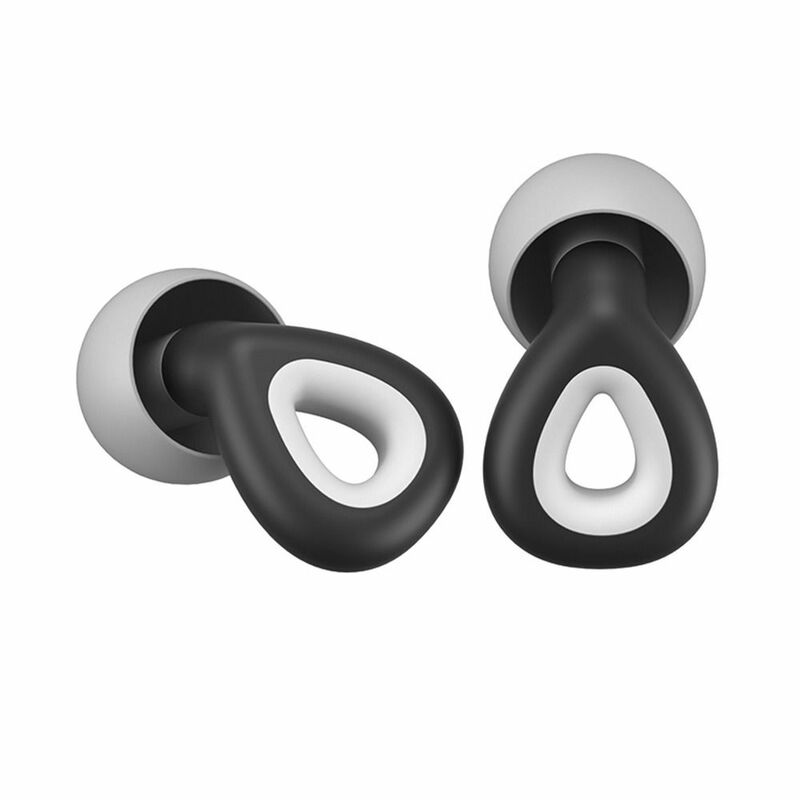 Bouchons d'oreille en silicone avec filtre de réduction du bruit, écouteur de protection auditive, extérieur, décoloration, recyclage du son, soins du sommeil, musicien