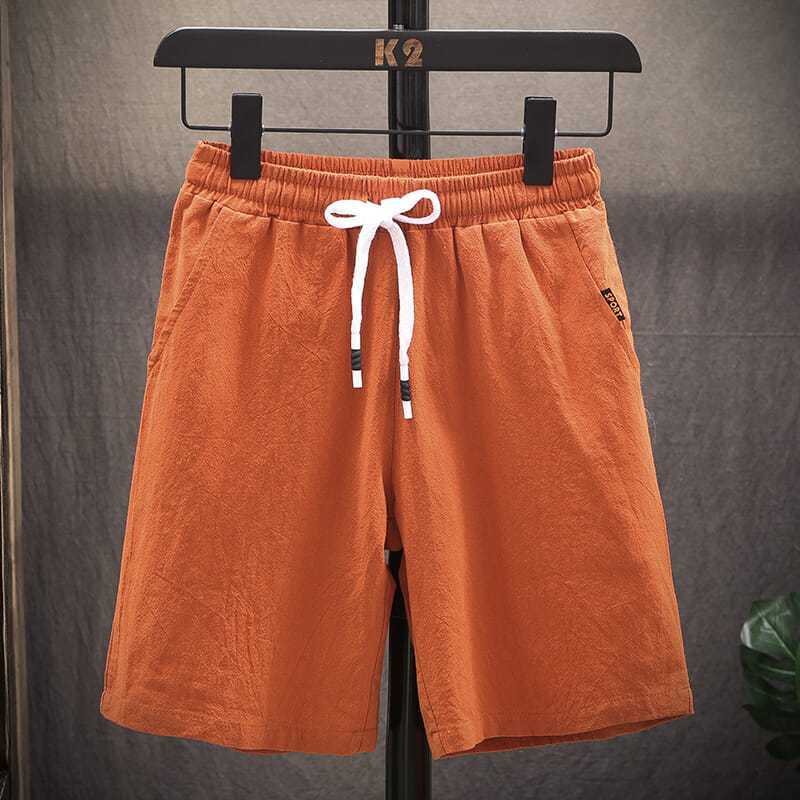 Spring Summer New Fashion Elegant High Waist Shorts Clothing Casual Versatile Western Commuting Loose Youth Solid Men's Pants