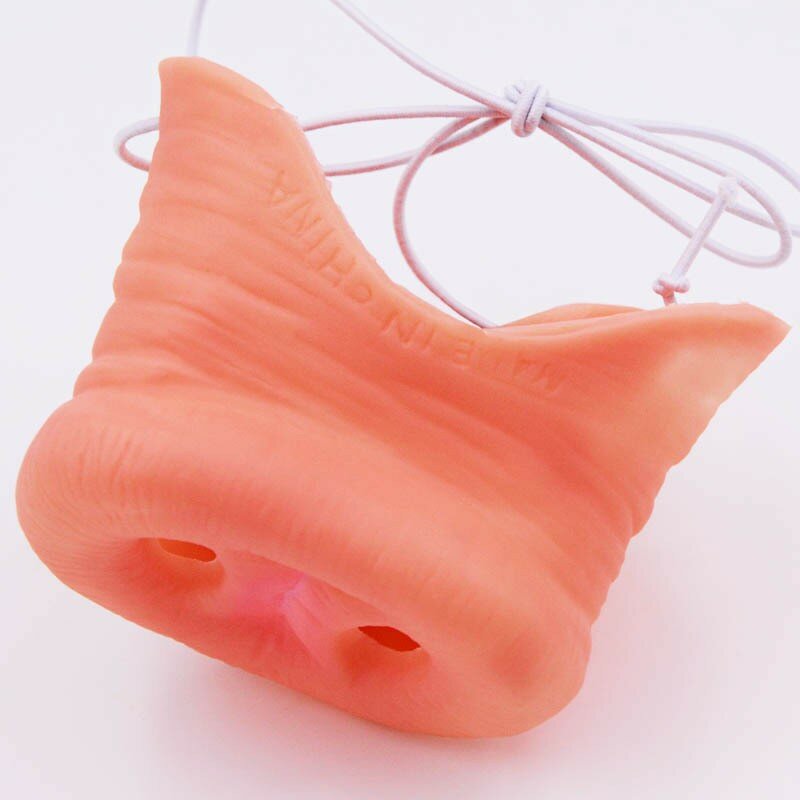 Fake Nose Funny Spooky Pig Nose Simulation Vinyl Pig Nose Cosplay Halloween Party