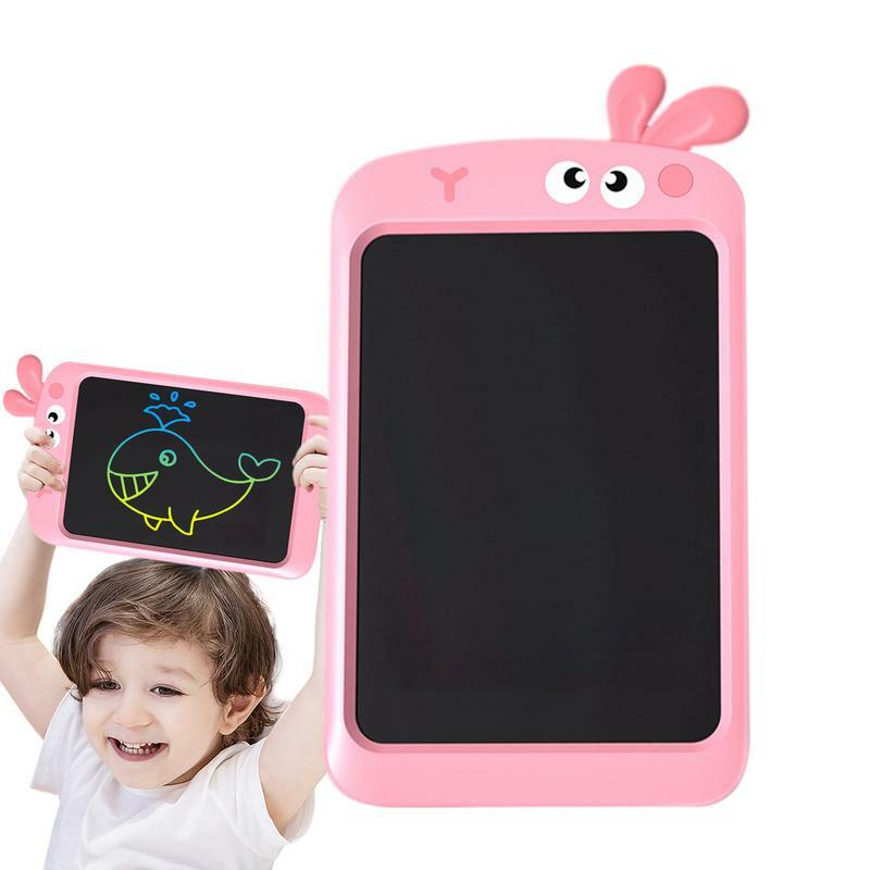 Tablet menulis anak-anak bantalan tulis dapat dikunci 10in Tablet gambar LCD dapat dihapus mainan papan gambar stoking anak Stuffers Natal