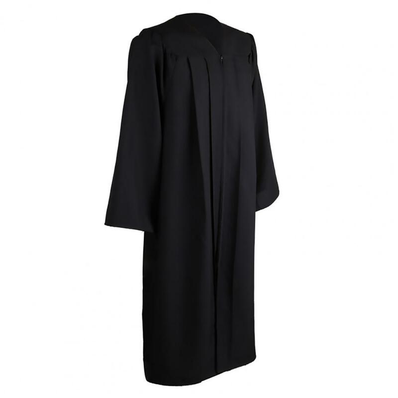 Popolare vestito accademico Set classico abito da Mortarboard abito manica lunga opaco allentato berretto da scapolo accappatoio morbido