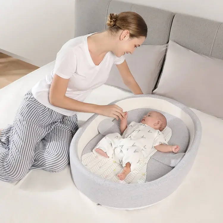 Baby braucht tragbare Schlaf bett tragen Luxus faltbare Babybett Twin Nest Krippen