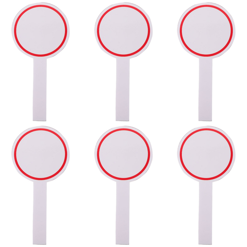 6-częściowa tablica wyników wielokrotnego zapisu Wymazywalne białe tablice dla uczniów Piankowe łopatki do suchościeralnych