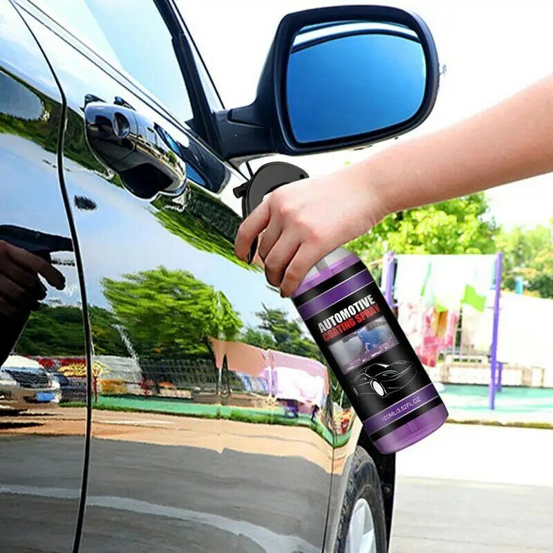 Coating Agent Spray 3 In 1 Ceramic Car Coating Spray Polish Ceramic Spray Coating 100ml Shine Protection Safe For Cars