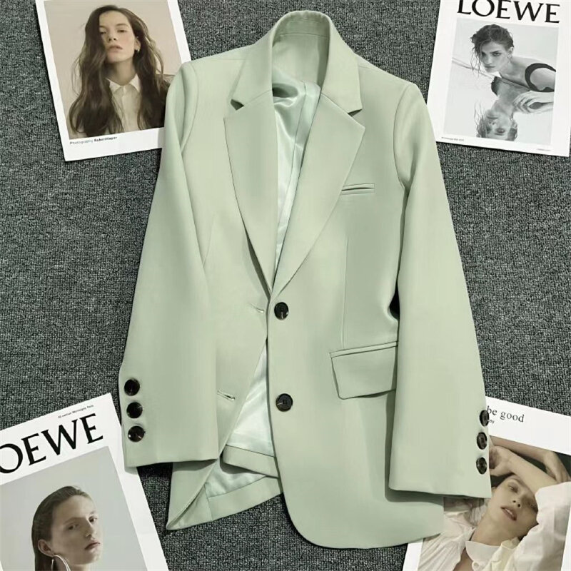 Новинка весна-осень 2023 повседневный свободный модный женский маленький блейзер пальто удобный стиль универсальный женский блейзер куртка