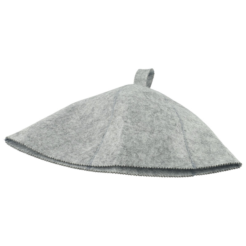フェルトの厚いウールのサウナ帽子,髪の保護,加熱のないスパのアクセサリー,バスの保護,耐久性のあるアクセサリー,25x23cm