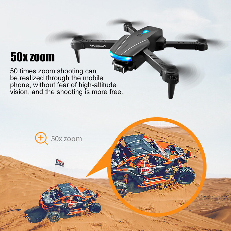 Mini Dron 4k Profesional HD con cámara Dual, cuadricóptero de control remoto, mantenimiento de altura, 2022