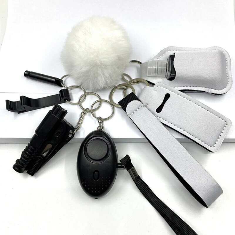 Llavero defensa pessoal wristlet fornecedores acessórios de segurança taserself defense chaveiro para mulher