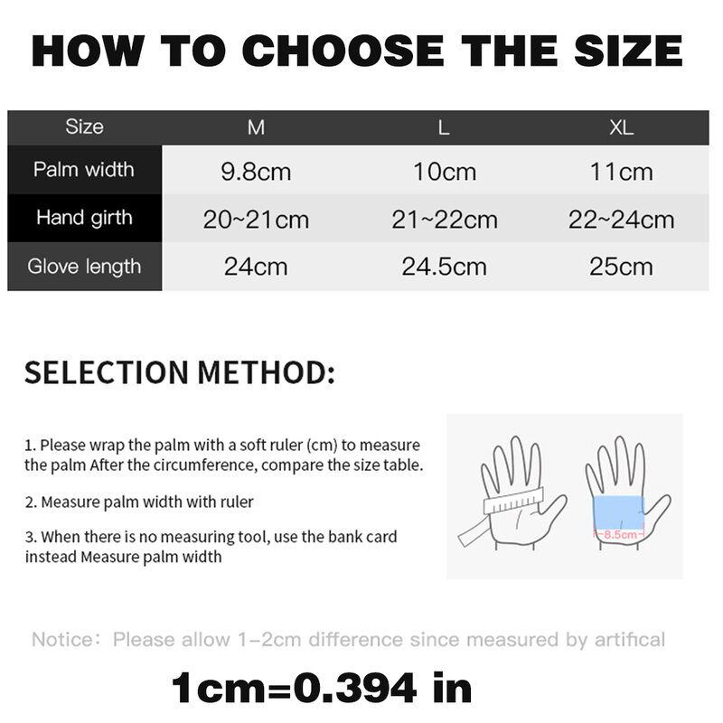 WorthWhile Winter Cycling Gloves Bicycle Touchscreen Full Finger Glove Waterproof  Windproof for Outdoor Bike Skiing Riding