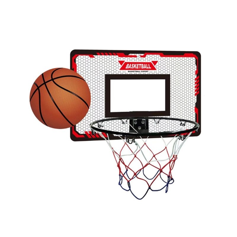 キッズバスケットボールフープアーケードゲーム全年齢向け子供のおもちゃスポーツゲームアーケードゲーム競技用ドア&壁用H37A