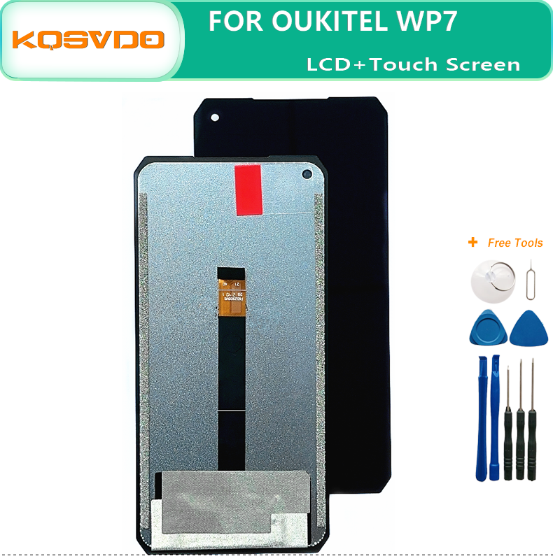 Original For Oukitel WP7 Cell Phone 6.53inch LCD Display Digitizer Assembly Touch Screen Repair Parts Replacement With Tools