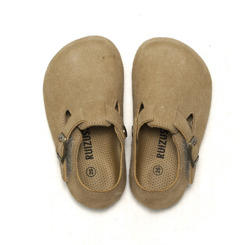 Scarpe in pelle per bambini moda Casual Flats ragazzi ragazze Sneakers Soft Botton Infant First Walker Mesh scarpe per bambini traspiranti