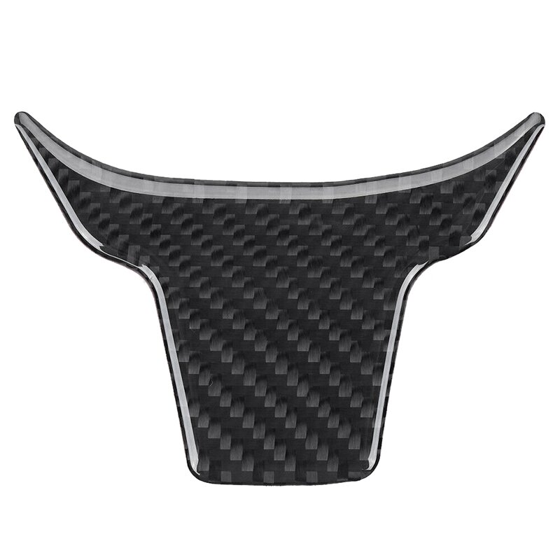 Koolstofvezel Stuurwiel Lip Cover Paneel Frame Bekleding Voor Honda Civic 2016-2021 Vervangende Onderdelen Accessoires 1 Stuks
