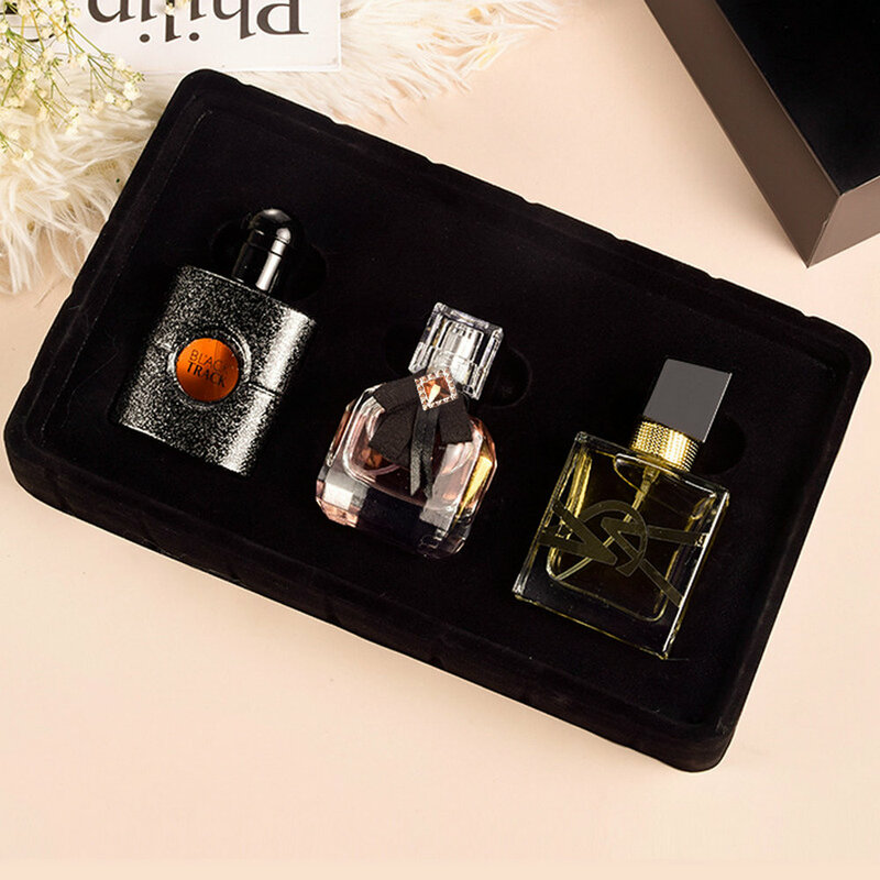 Kotak hadiah cuci aroma kualitas tinggi asli tiga buah Set tahan lama uniseks aroma parfum deodoran menyingkirkan bau tubuh