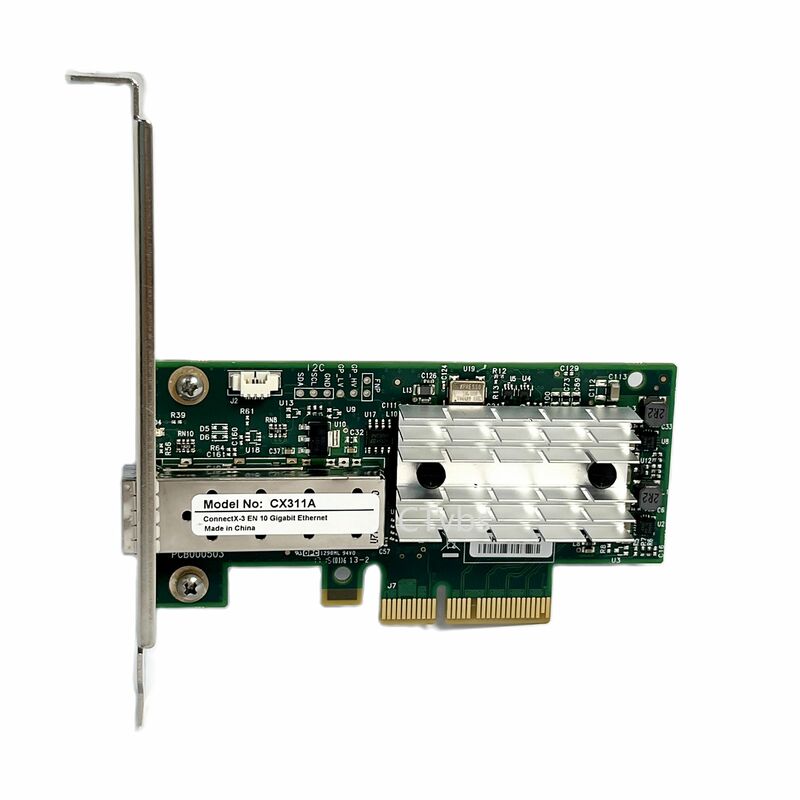 MCX311A-XCAT CX311A ConnectX-3 EN 이더넷 10G, 10GbE SFP + PCIe NIC 어댑터, 멜라녹스용 하이 프로파일 네트워크 어댑터