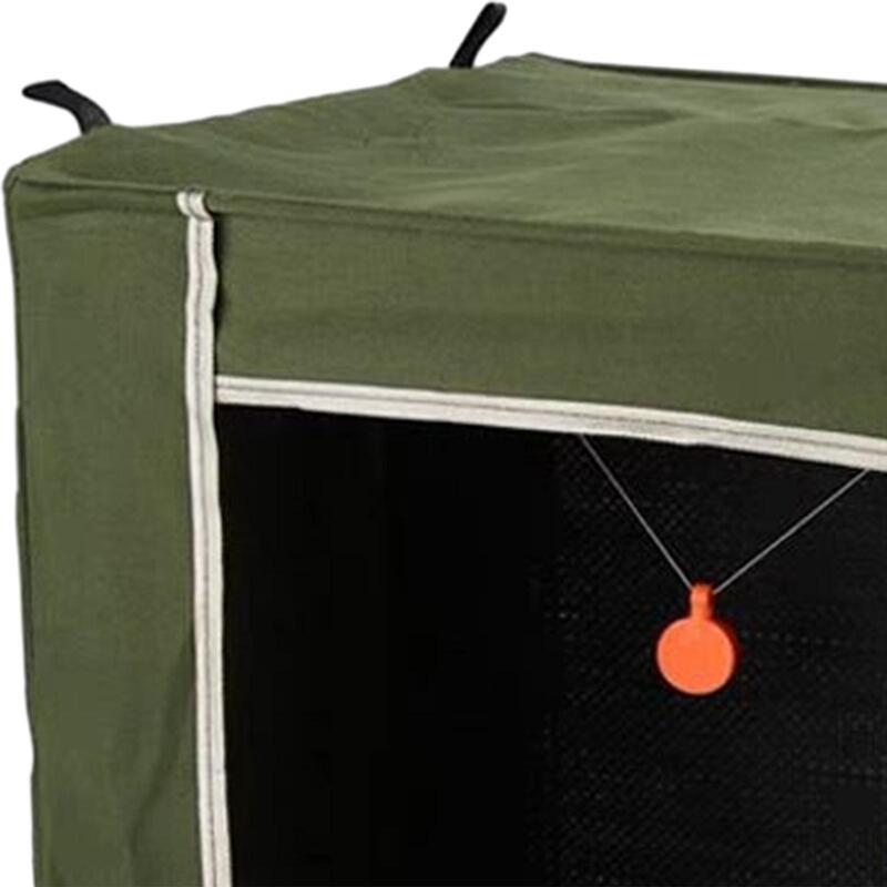 Slingshot Silence Case para Camping, Target Box, Reciclar Bolas, Dobrável