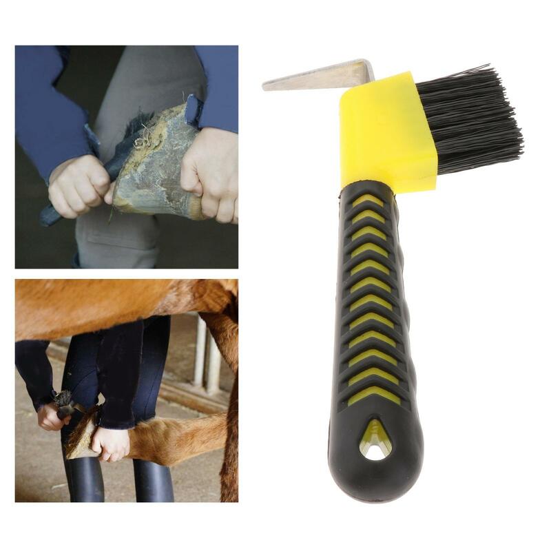 Comfortable Horse Hoof Grooming Tool Equestrian Hoofpick for Work Boots Home Horses Accessories Equipment Supplies