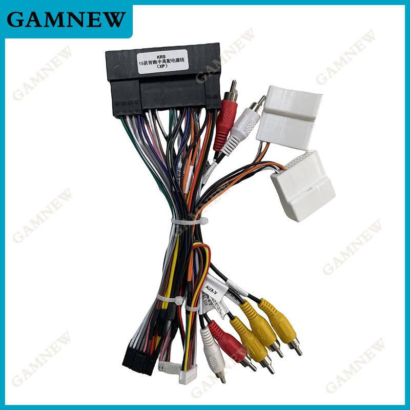 Samochodowy 16-pinowy Adapter kable w wiązce kabel do dekodera Canbus Box dla Hyundai ix45 Kia Sportage K3 Sorento Cerato HY-SS-04
