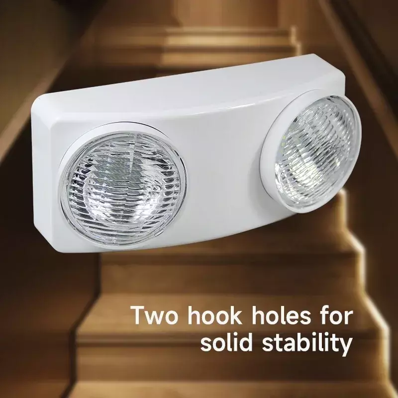 2 pz/lotto luci di emergenza a Led 2 luci indicatore di sicurezza per uso domestico lampada di avvertimento pubblica lampada da parete per corridoio luce di guasto