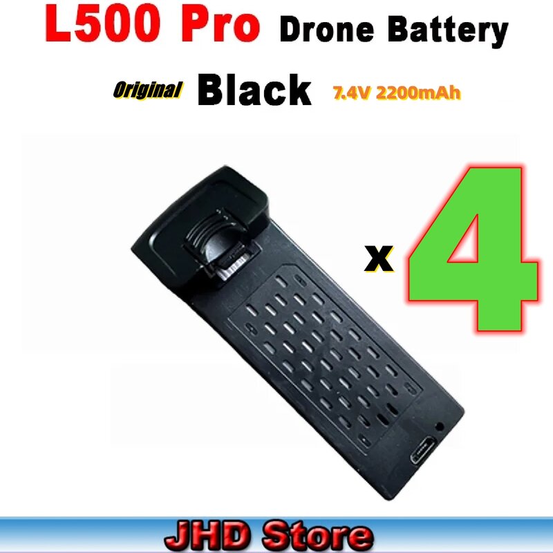 JHD L500 Pro Max baterai asli LYZRC L500 Pro baterai Drone 2200mAh aksesori baterai L500 Pro grosir baterai