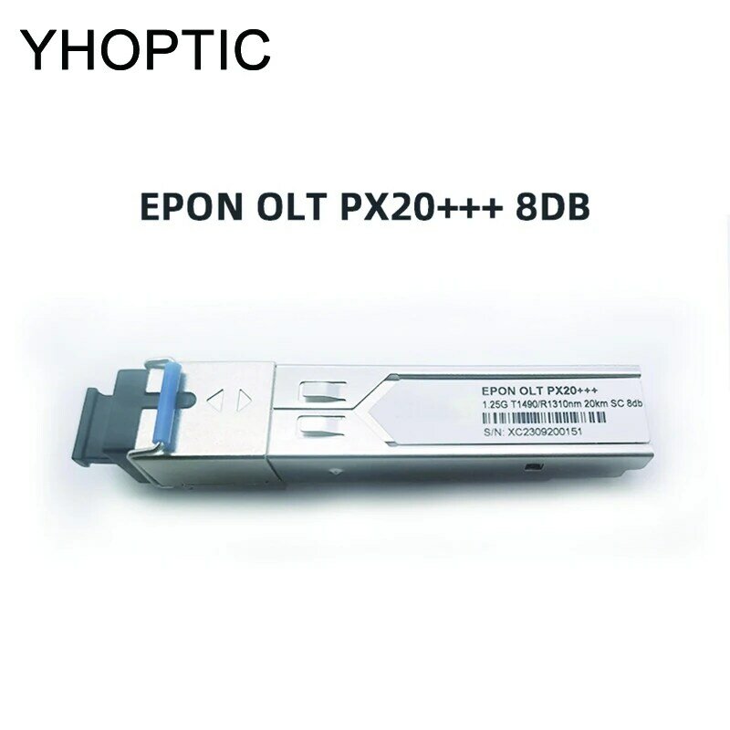 EPON OTL PX20 +++ 1,25G/2,5G 7 дБ 8 дБ 9 дБ PX20 +++ 20 км SC 1490/1310 нм порт EPON OLT SFP, совместимый с ZTE Huawe Fiberhom