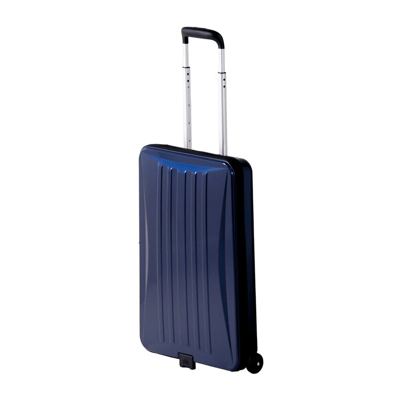 New PC material foldable trolley luggage case,High-quality folding suitcase on wheels,20 inch carry on rolling luggage,travel