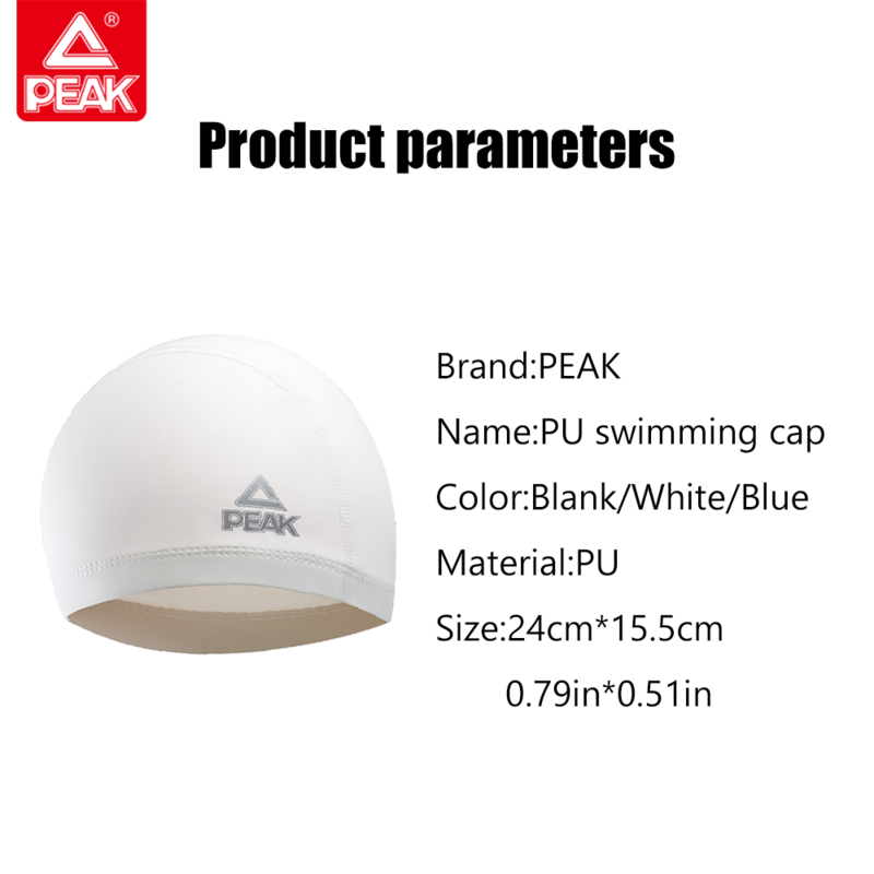 Czepek Unisex z elastyczną wodoodporną ochrona słuchu PU, długie włosy, czepek do basenu, ultracienka czepek