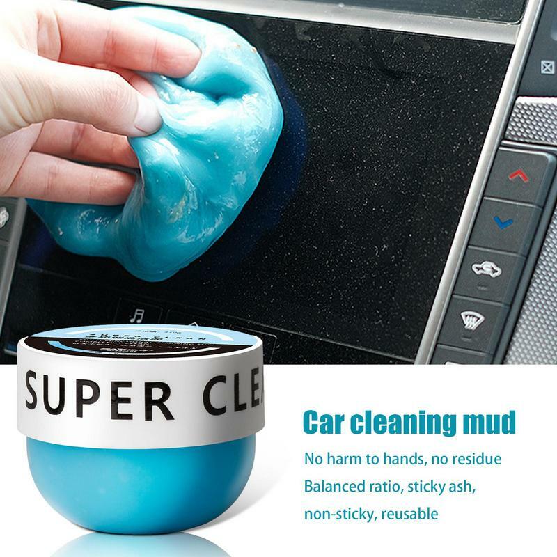 Гель для чистки автомобиля, инструмент для быстрой очистки интерьера автомобиля, портативный инструмент для чистки грязи и пыли, многоразовые чистящие принадлежности для удаления