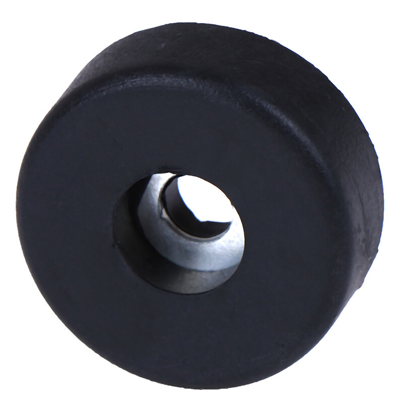 Bande universelle noire en caoutchouc, rondelle de pare-chocs, diamètre extérieur des trous, 5mm, hauteur 10mm, 4 pièces