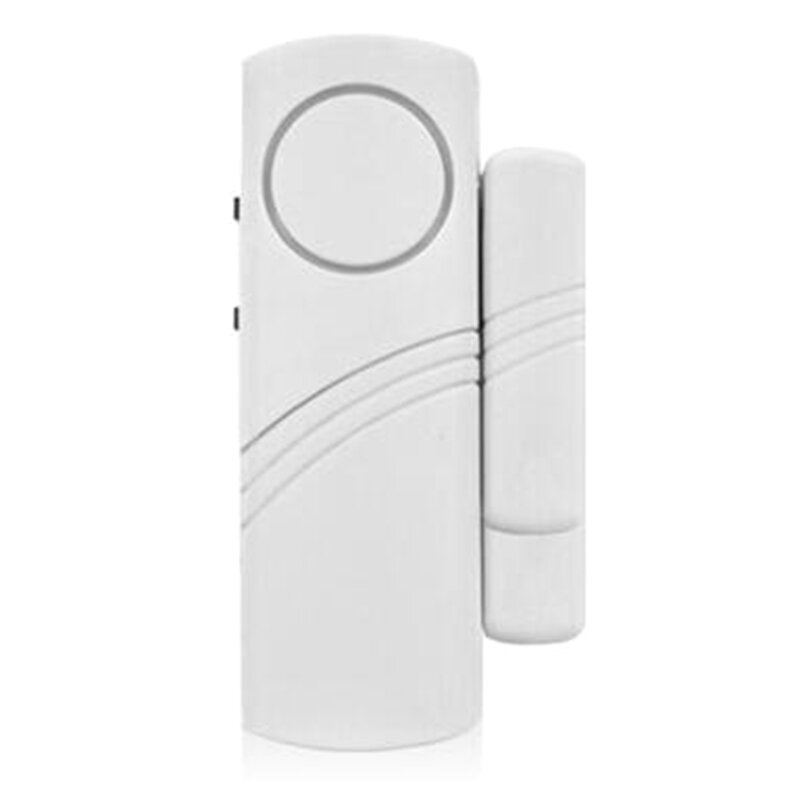 Alarma inalámbrica para ventana de puerta, imán, Sensor de alerta antirrobo, sin baterías, 90dB