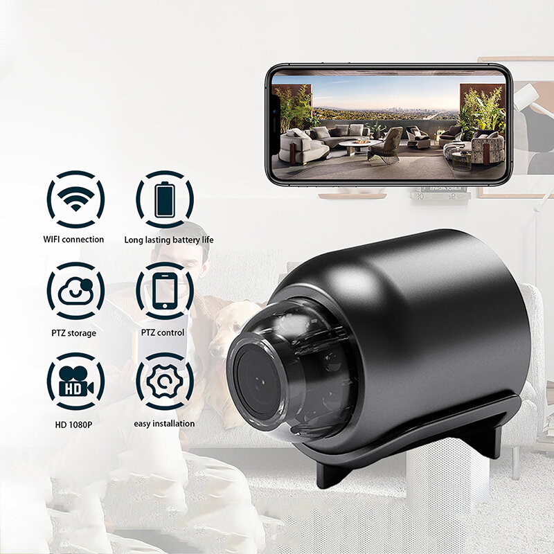 Kamera Mini nirkabel kamera HD Camcorder mikro perekam Audio rahasia kamera DVR kamera aksi