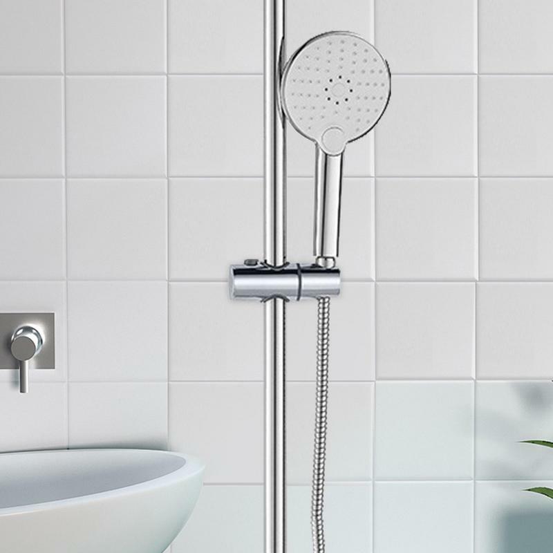 Pemegang rel Shower braket Shower, kualitas tinggi pemegang Shower tangan dapat disesuaikan Bar rotasi 360 derajat aksesoris pemegang Sprayer
