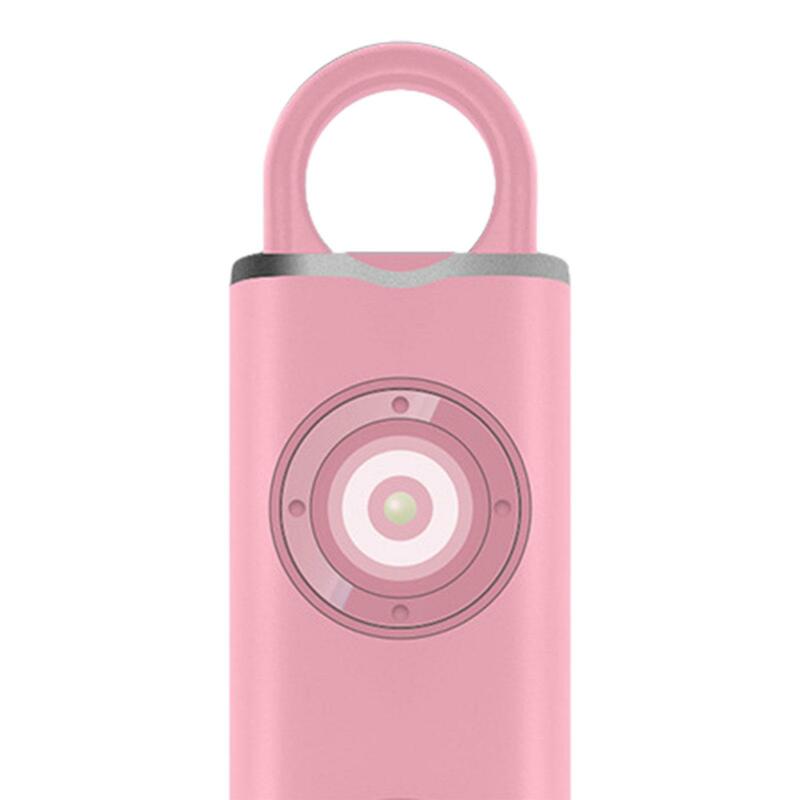 130dB Personal Alarm Rechargeable LED Flashlight for Elderly Girls Children