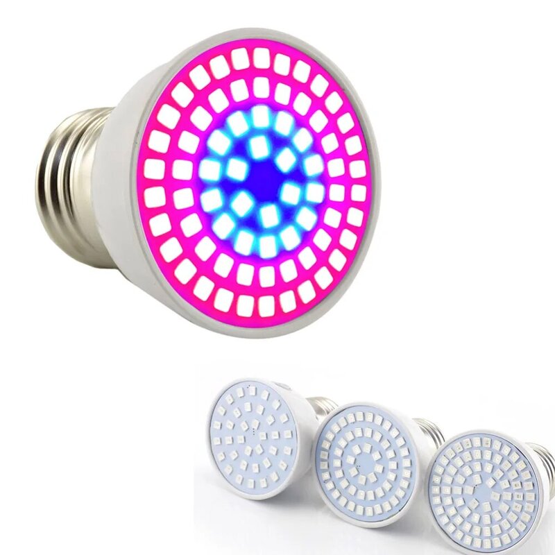 3W 4W 5W LED Grow Light E27 Plant flower Growing Lamp Bulb indoor greenhouse For Hydroponic  Vegetable System growth