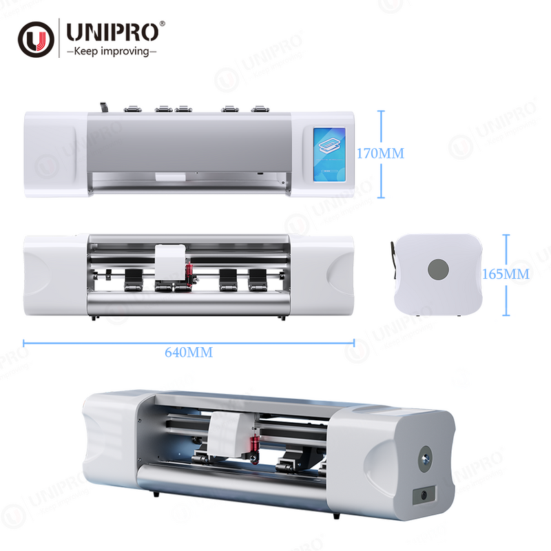 Unipro entsperrt intelligente Displays chutz folie Cutter Maschine mobile HD TPU Soft Hydro gel Film Aufkleber für Telefon Tablet Uhr