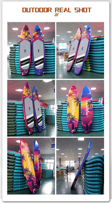 skatinger Customized Hot Sale Surf Board Inflatable Brands Air Surfboard Supboard Sup Paddle Board Sup for Adult
