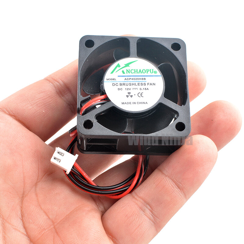 ACP4020HSB 4cm 40mm fan 40x40x20mm DC12V 0.15A 7700rpm Dual ball bearing cooling fan for industrial computer power supply