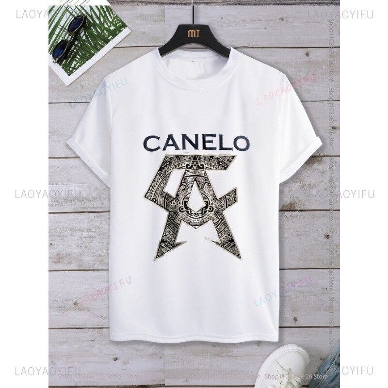 New Style  Classic Mexican Boxer Canelo Graphic Summer  Male T Shirts Short Sleeve O-neck Streetwear