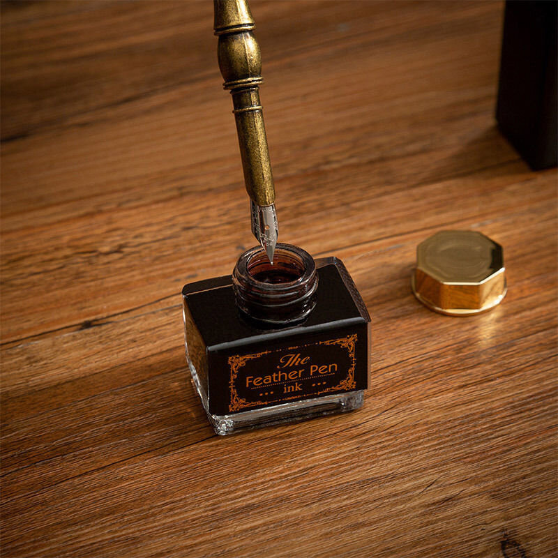 Набор чернил, свадебная ручка со специальным перьевым пером, ручка для подписи, Свадебная подарочная коробка, деловой подарок, ручка для подачи