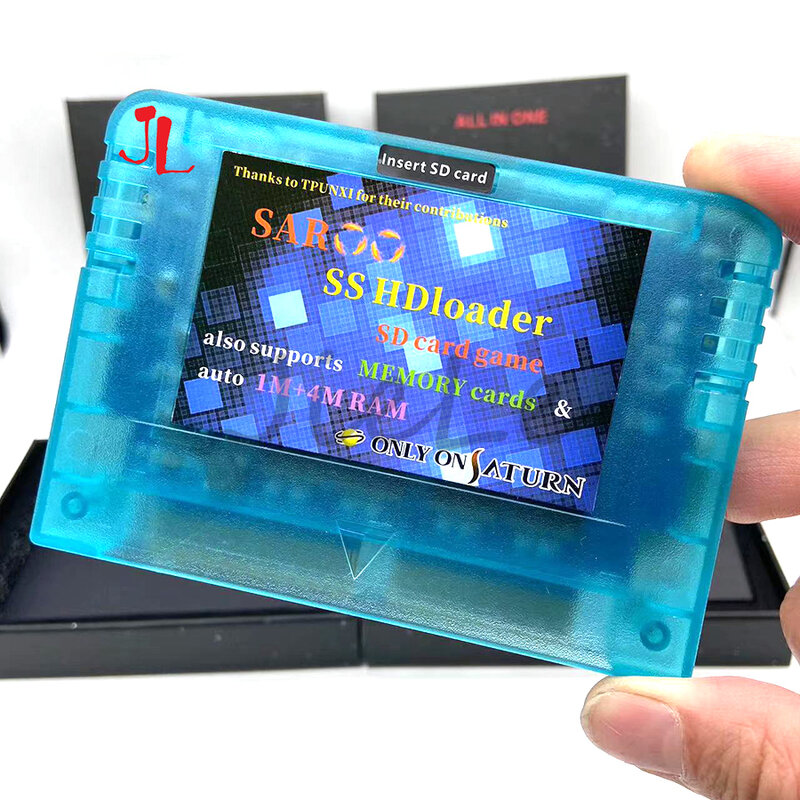 Nuova cartuccia per lettore di giochi SAROO SS HDloader supporto per scheda di lettura rapida SD TF Menory Cards gioca senza CD per Sega Saturn